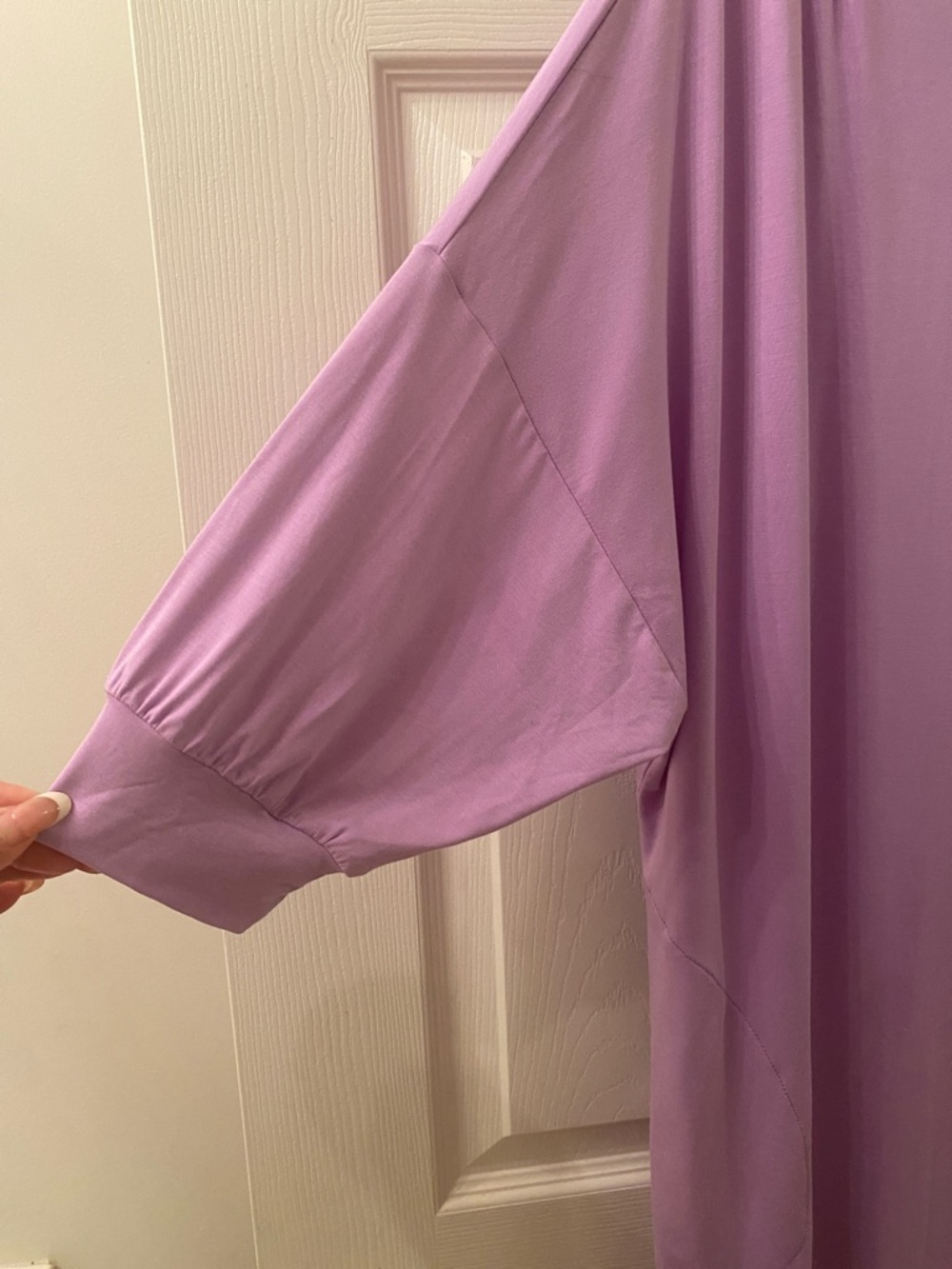 Aleeza Paris Lavender Maxi Hoodie Dress - Picture 3 of 7